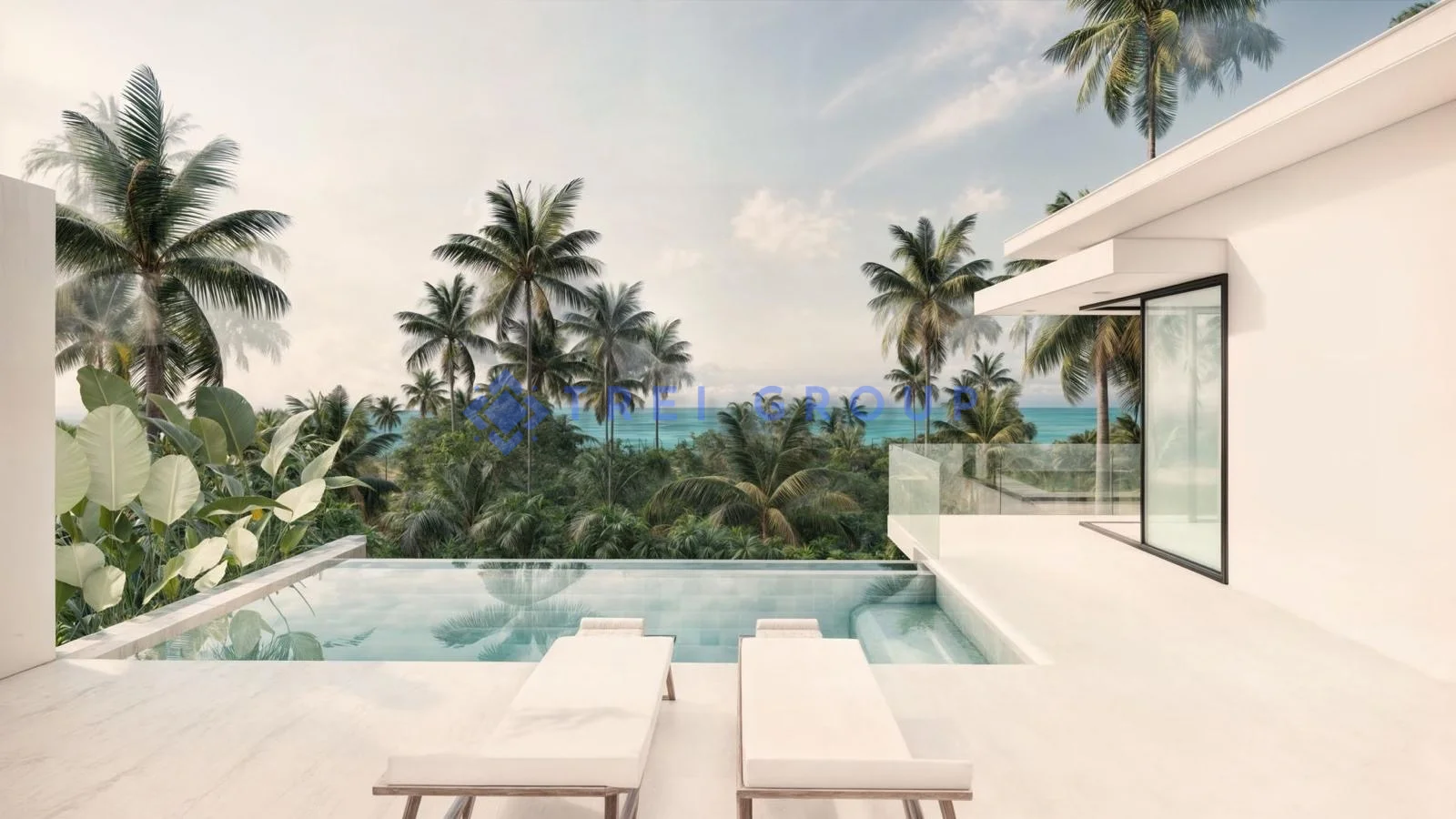 Beautiful Sea View Villas In Maenam photo
