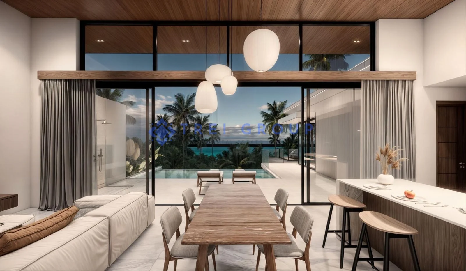 Beautiful Sea View Villas In Maenam photo