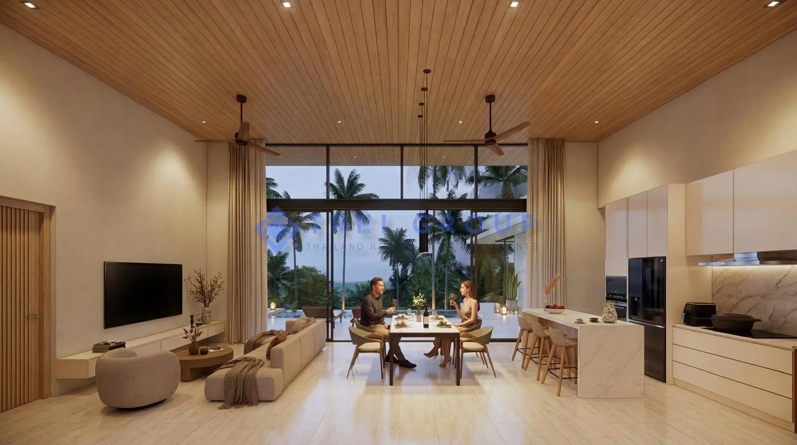Tropical Villa In Plai Leam photo