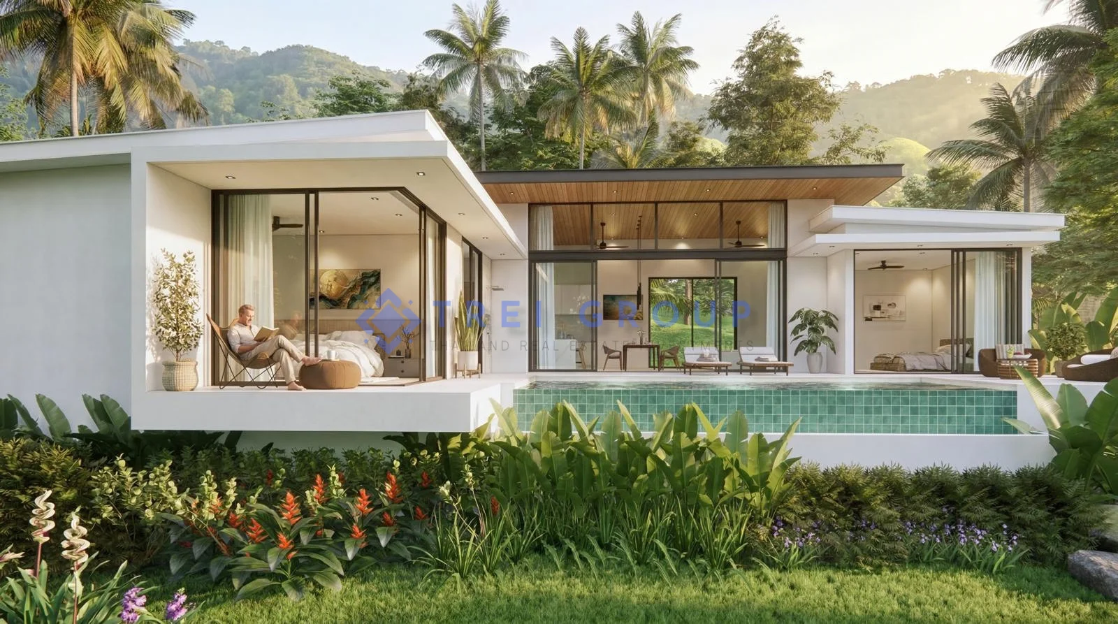 Tropical Villa In Plai Leam