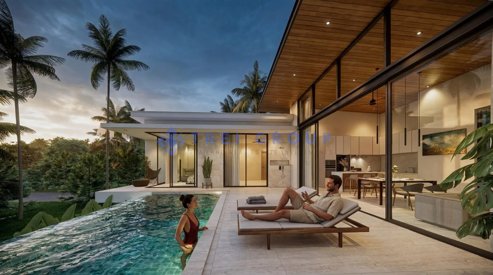 Tropical Villa In Plai Leam photo